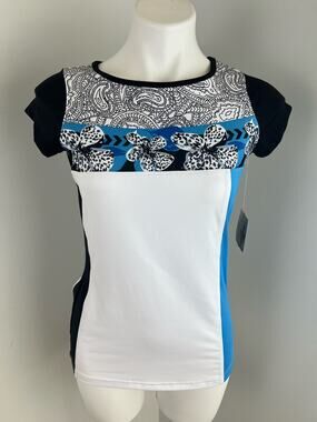 Women’s Bollé Moisture Wicking Activewear Short Sleeve Top Small